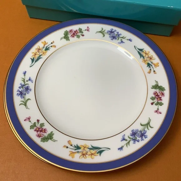 ⭐️⭐️Authentic Tiffany Two Set Plate⭐️⭐️FIRM - Picture 12 of 12
